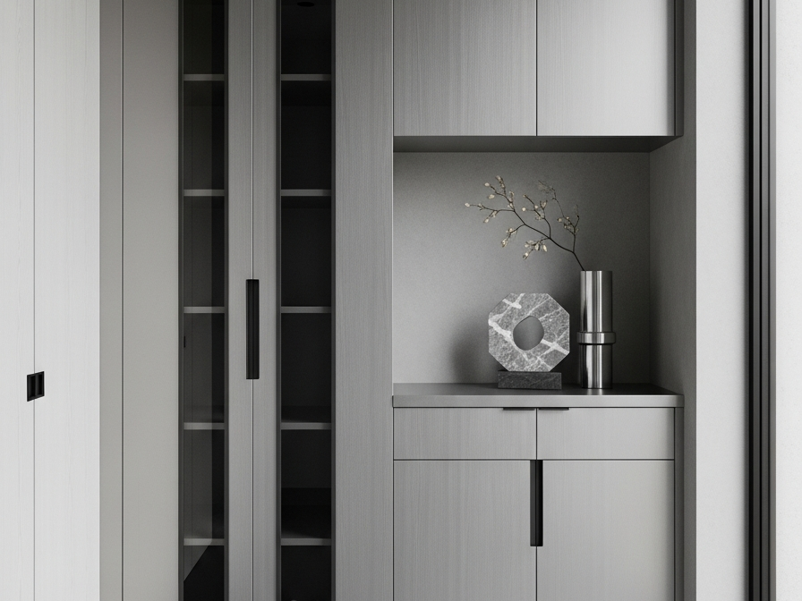 Fadior Archetype Entryway Suite — 304 stainless steel entryway system, front view