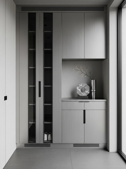 Fadior Archetype Entryway Suite — 304 stainless steel entryway system, front view