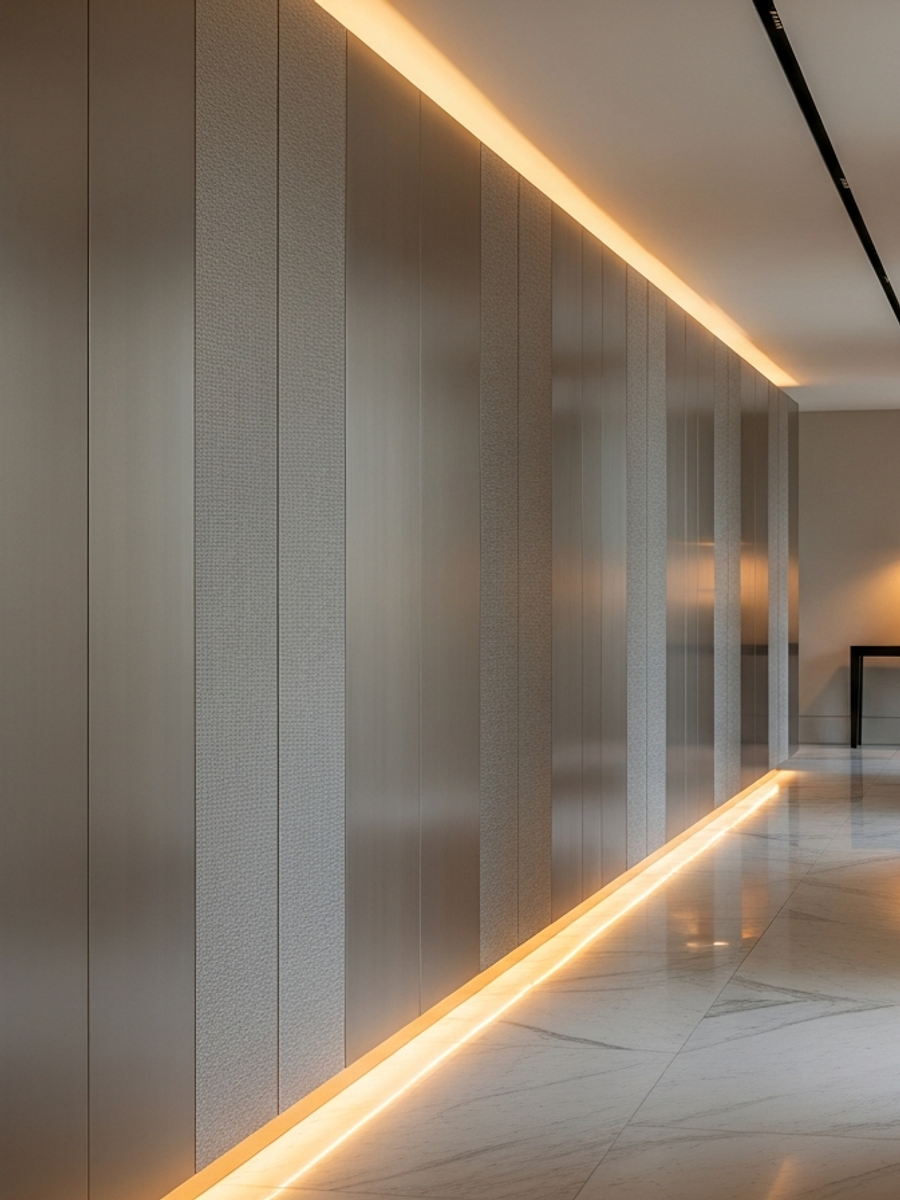 Fadior Wall Panel — premium stainless steel cabinetry