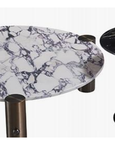 Stone-Top Coffee Table φ1140*330 product photo for FADIOR HOME shop