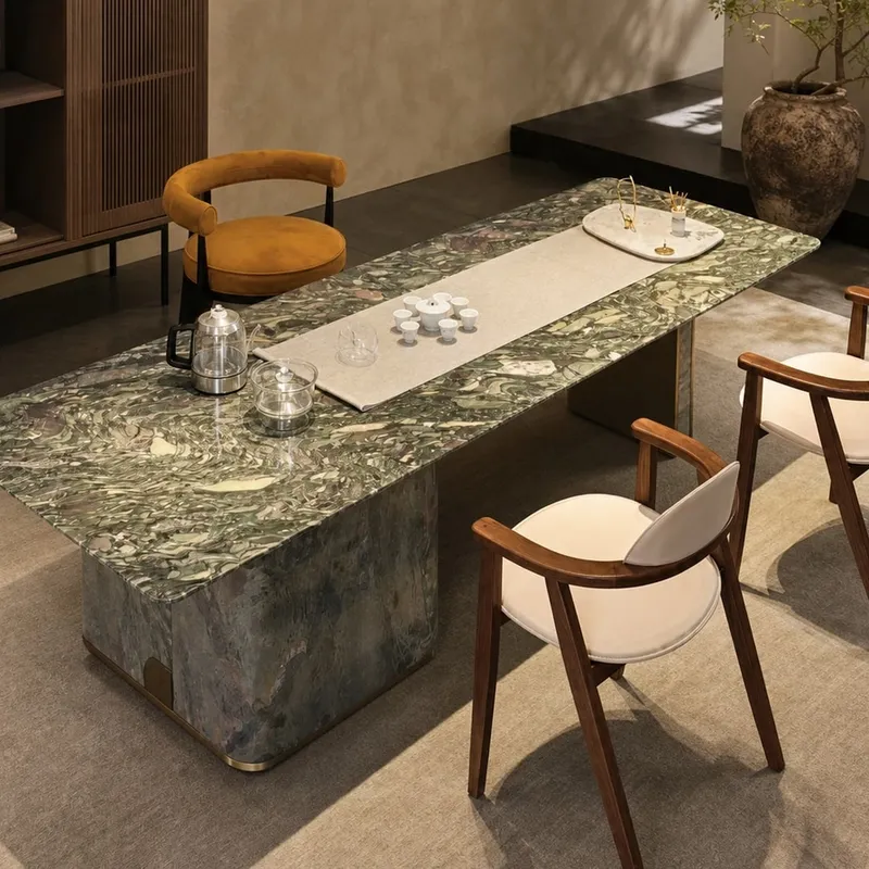 Marble Tea Table 2200×900×700 mm