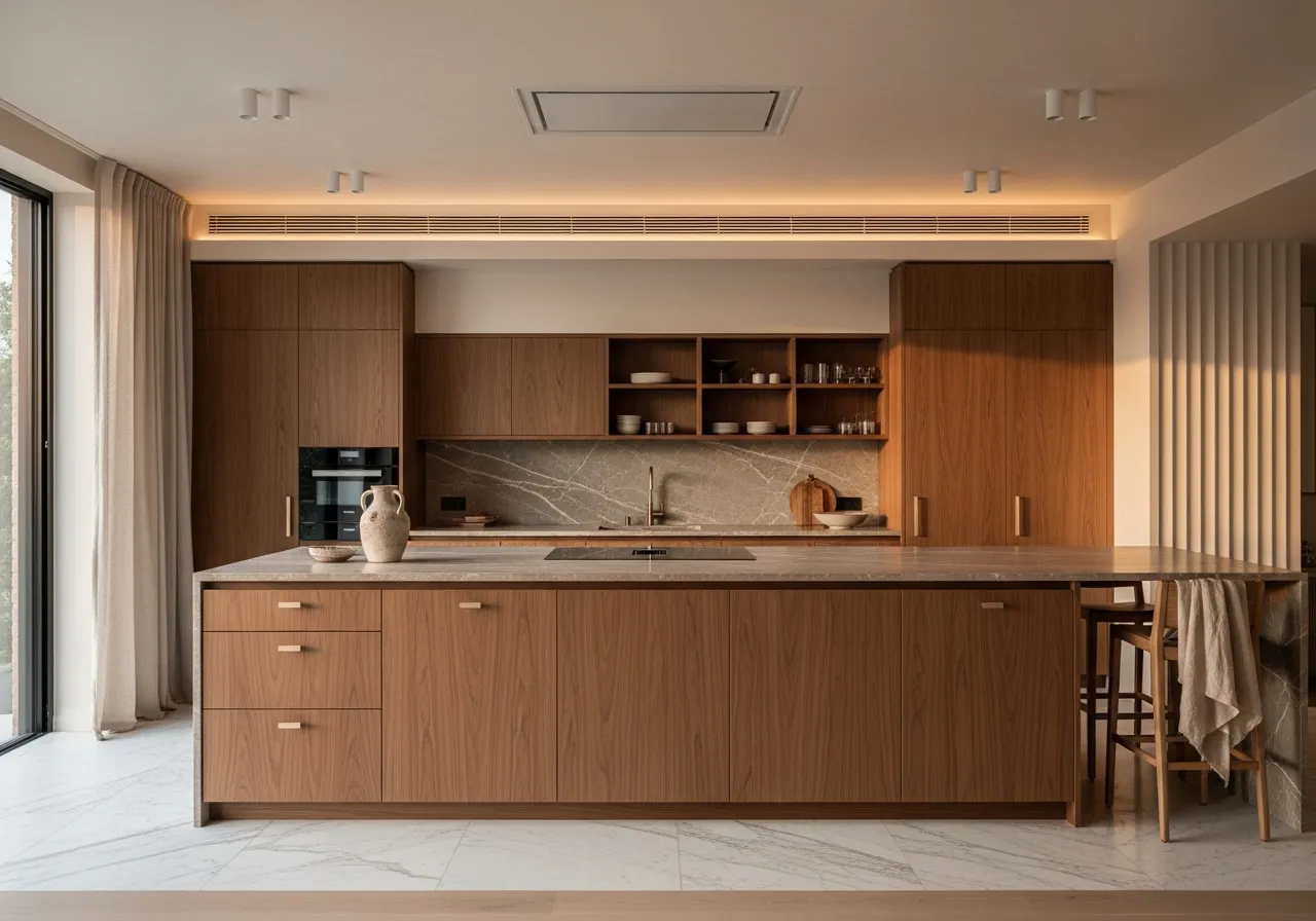 Cocina de acero inoxidable para apartamento minimalista: el lujo silencioso del acero sin juntas imagen 3