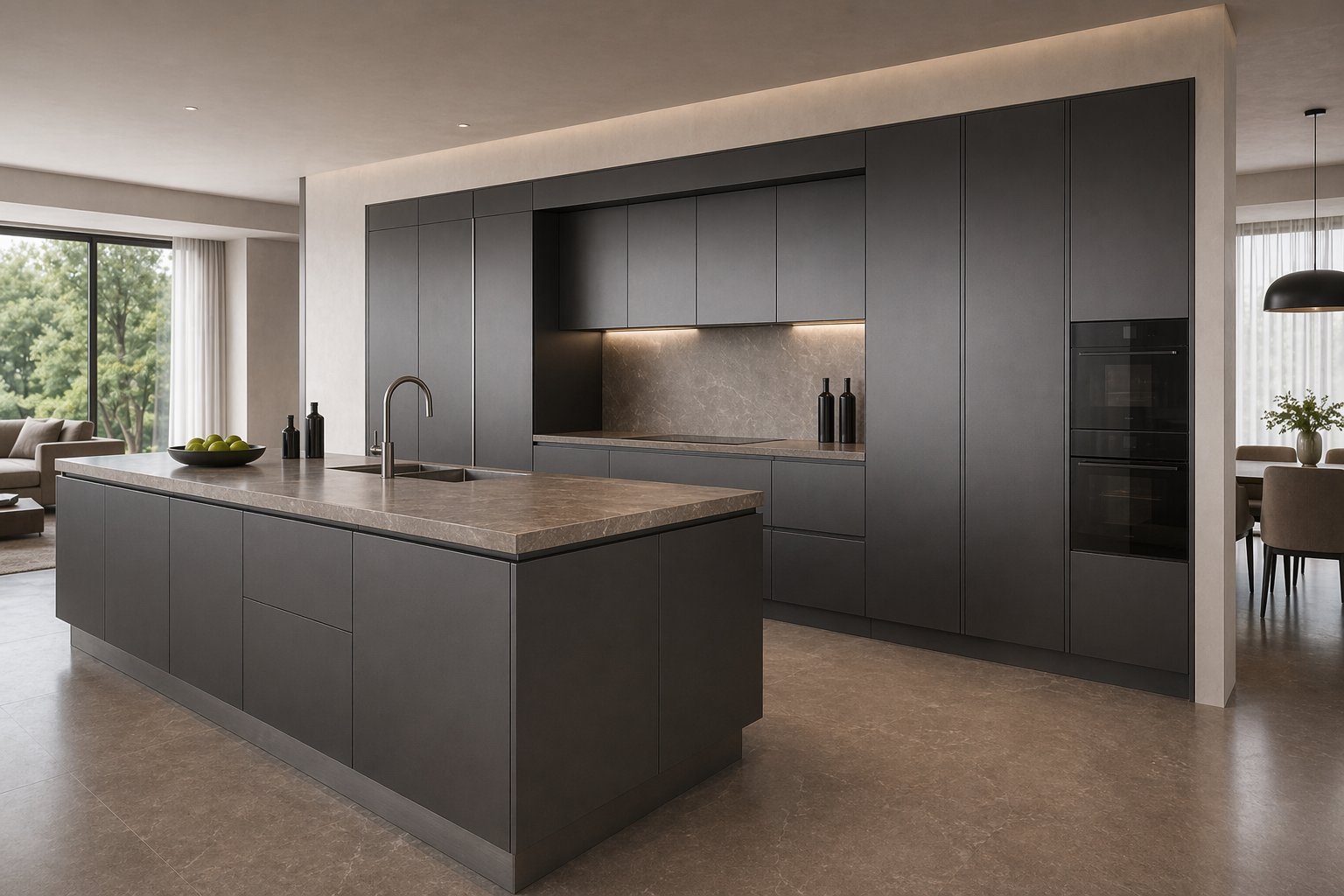 Fadior Abyss Kitchen Suite — lifestyle setting with natural light and residential styling