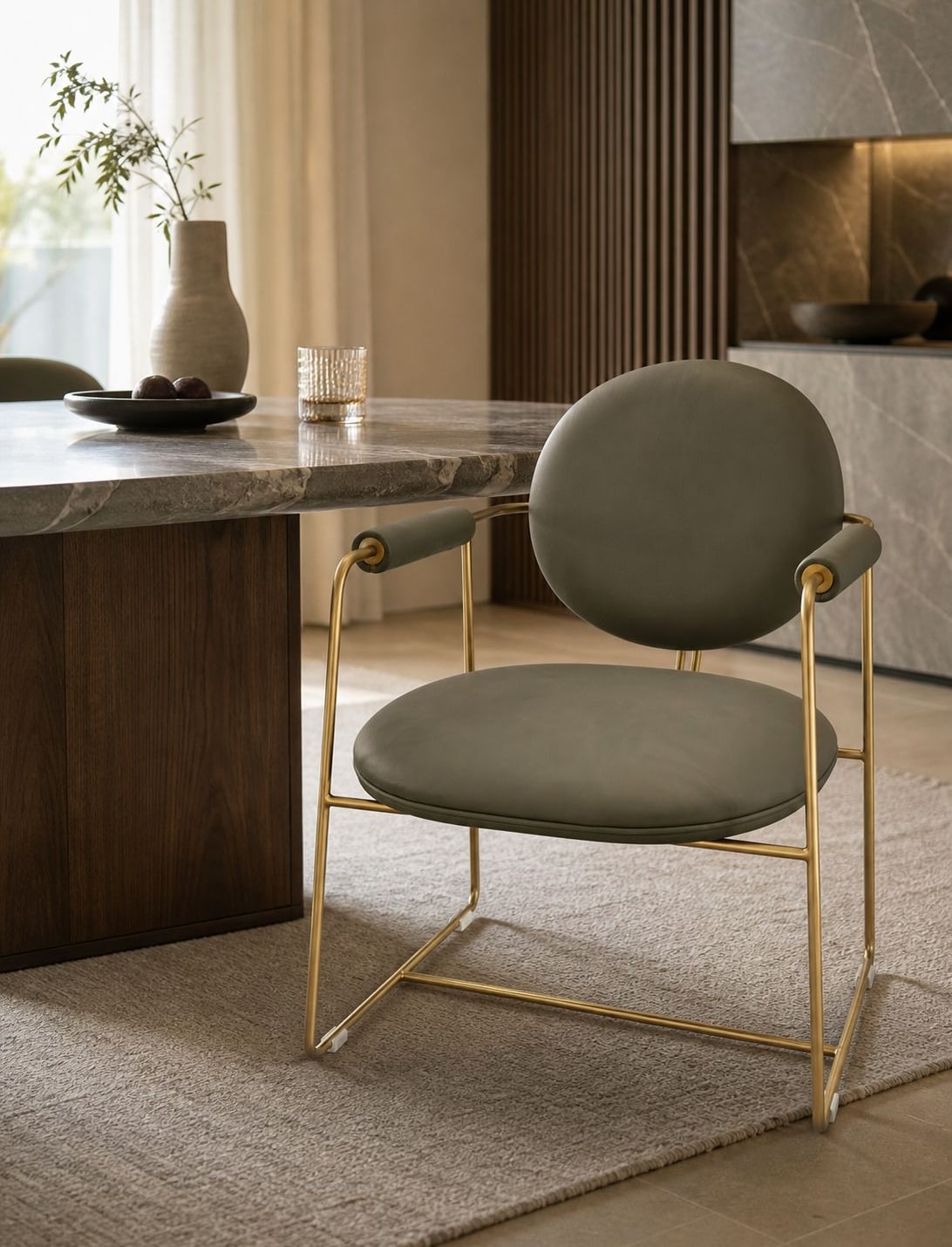 Dining Chair styled in a FADIOR HOME interior setting