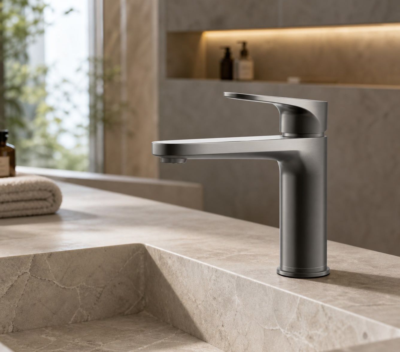 Basin styled in a FADIOR HOME interior setting