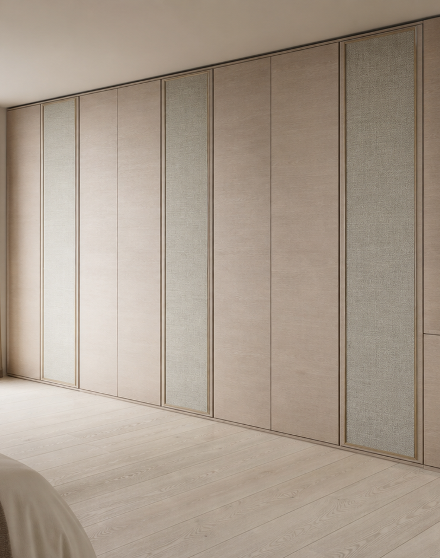 Fadior Onyx Wardrobe Suite with Wool Valet Corner — lifestyle setting with natural light and residential styling