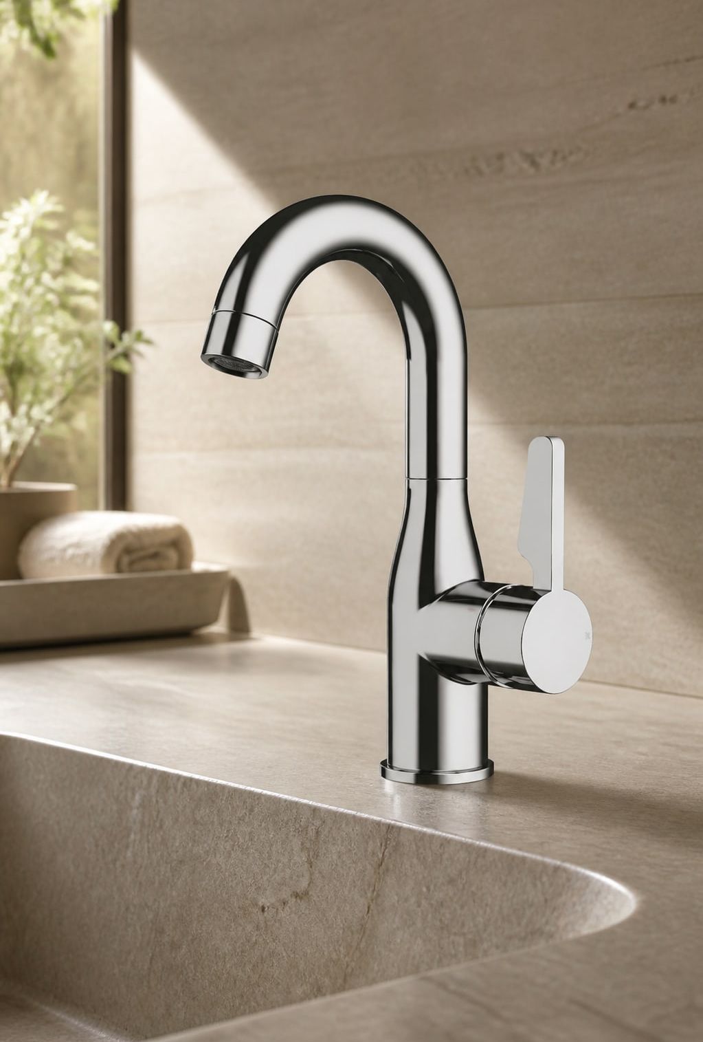 Basin styled in a FADIOR HOME interior setting