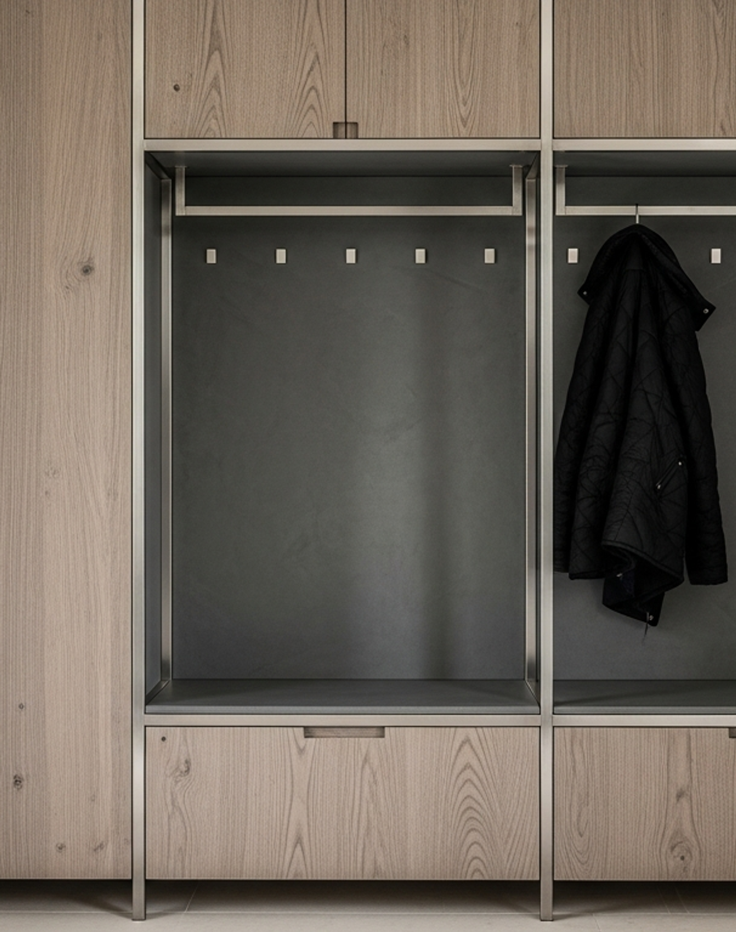 Fadior Archetype Entryway Cabinet — lifestyle setting with natural light and residential styling