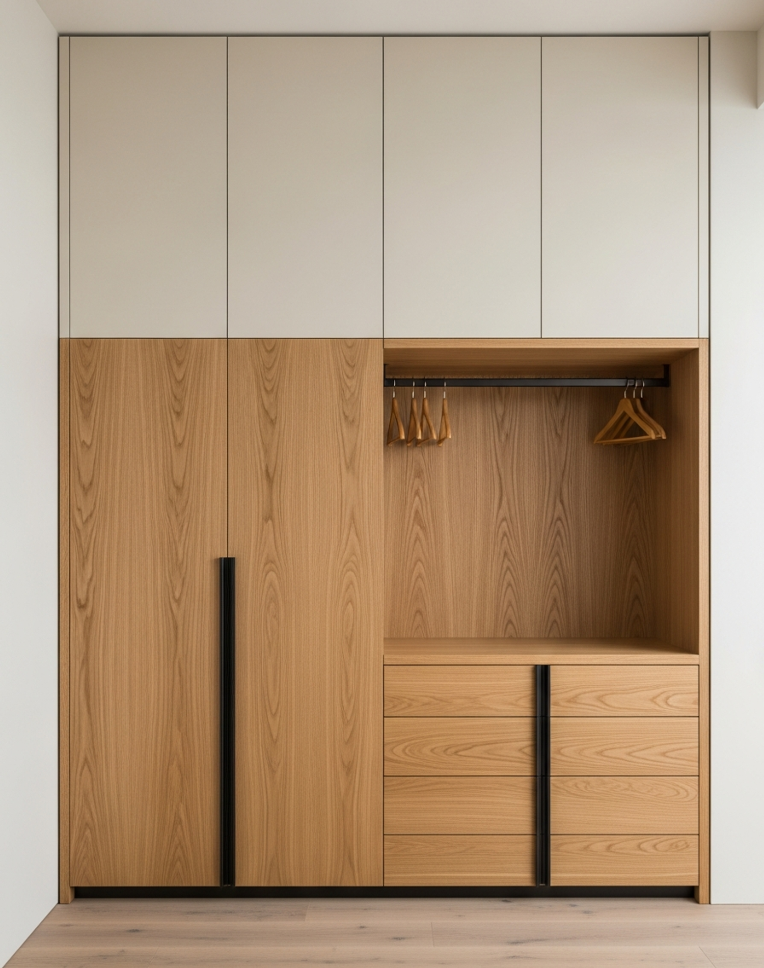 Fadior Resonance Wardrobe Suite — interior room context showing cabinet integration