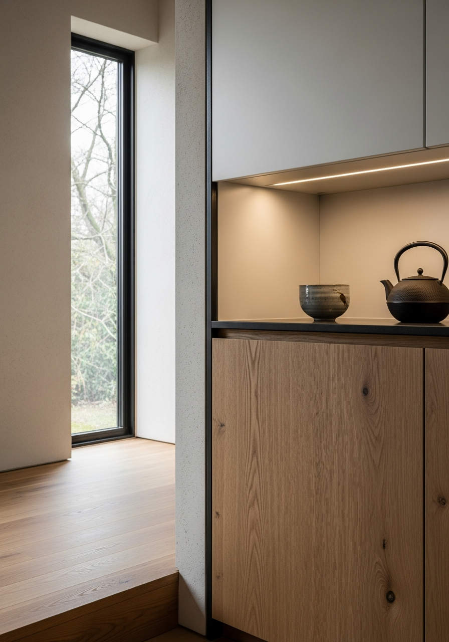 Fadior Brera Wardrobe Suite — close-up of stainless steel finish and hardware detail