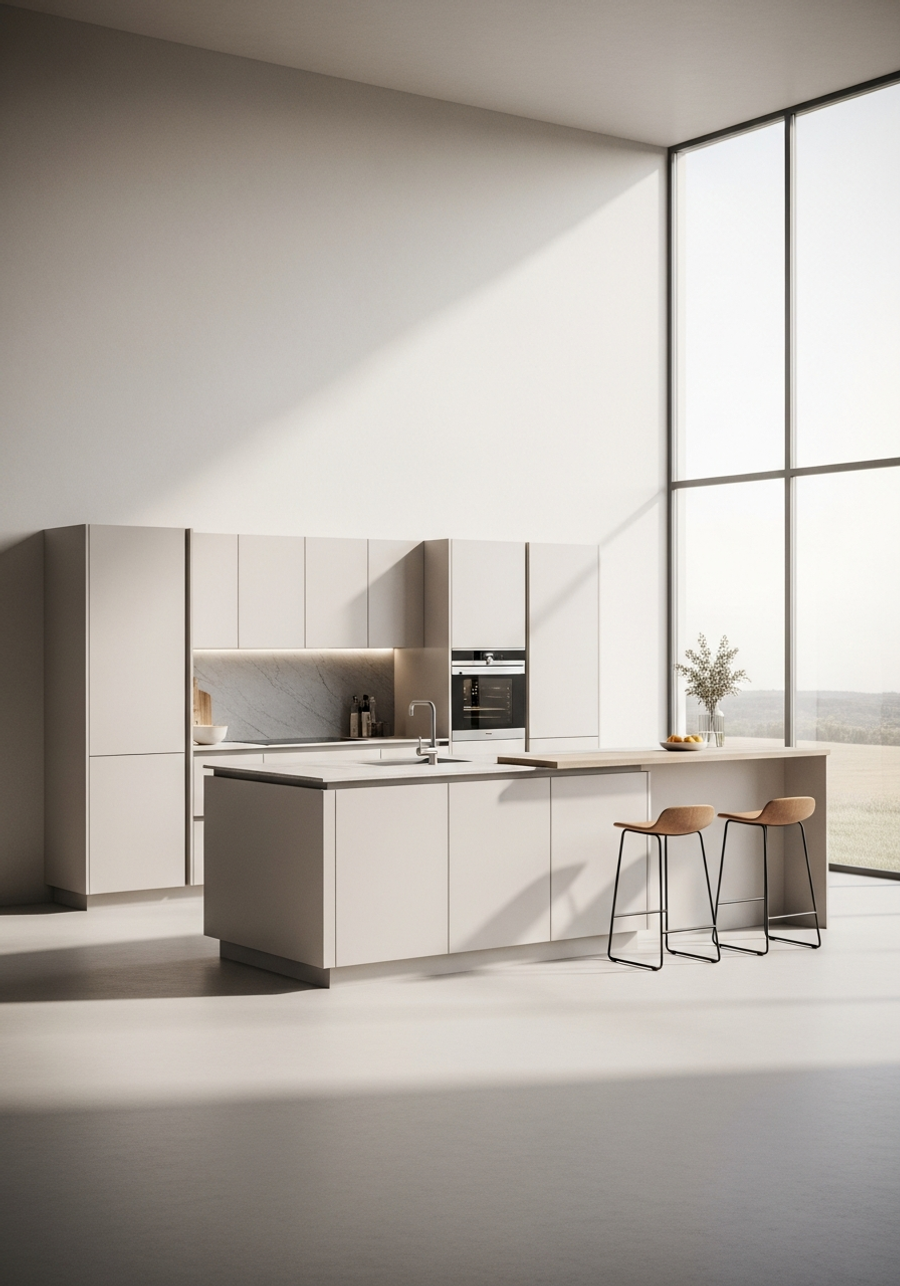 Fadior Abyss Kitchen Suite — 304 stainless steel kitchen system, front view