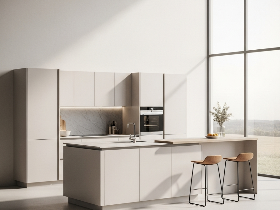 Fadior Abyss Kitchen Suite — 304 stainless steel kitchen system, front view