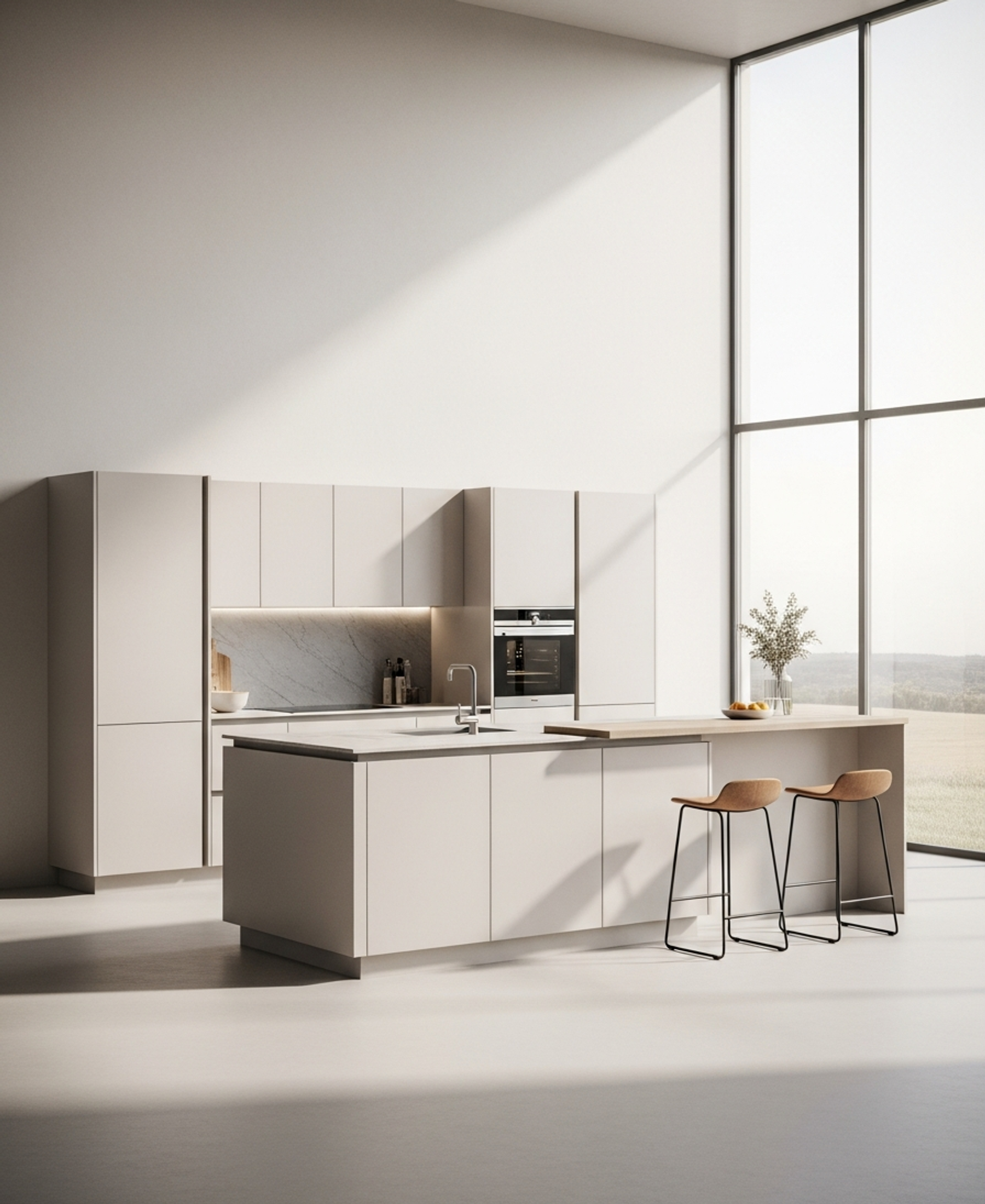 Fadior Abyss Kitchen Suite — 304 stainless steel kitchen system, front view