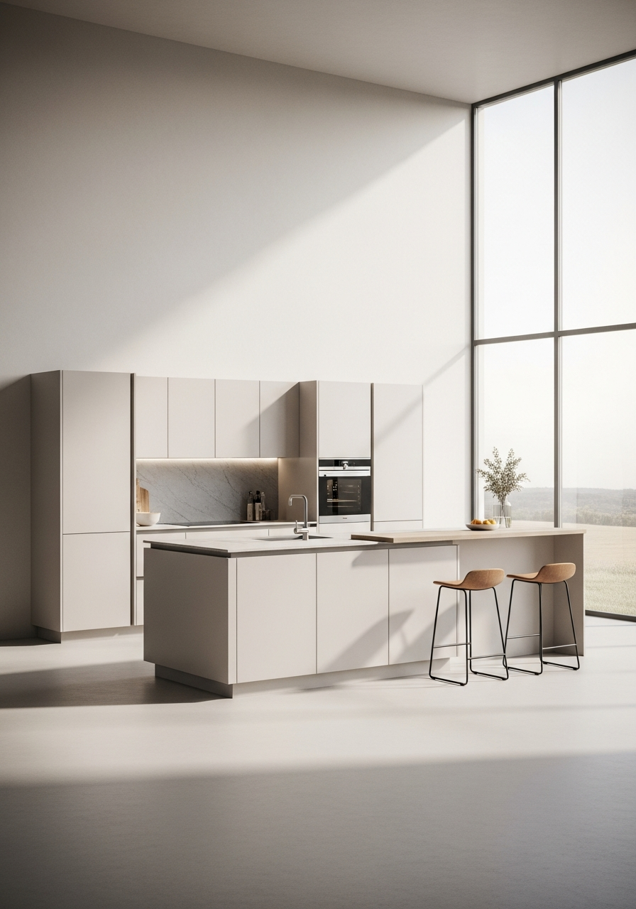 Fadior Abyss Kitchen Suite — 304 stainless steel kitchen system, front view