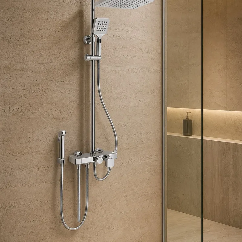 Four-Function 302 mm Spray-Gun Shower System — HJ-024