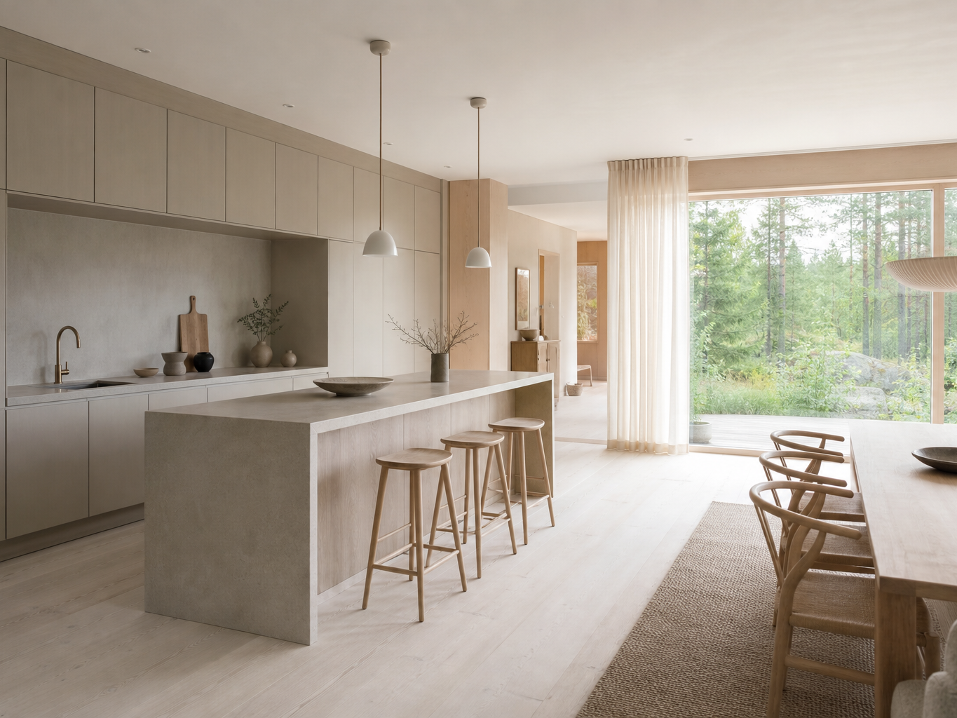 Villa de cocina y baño de Helsinki de 120 m²