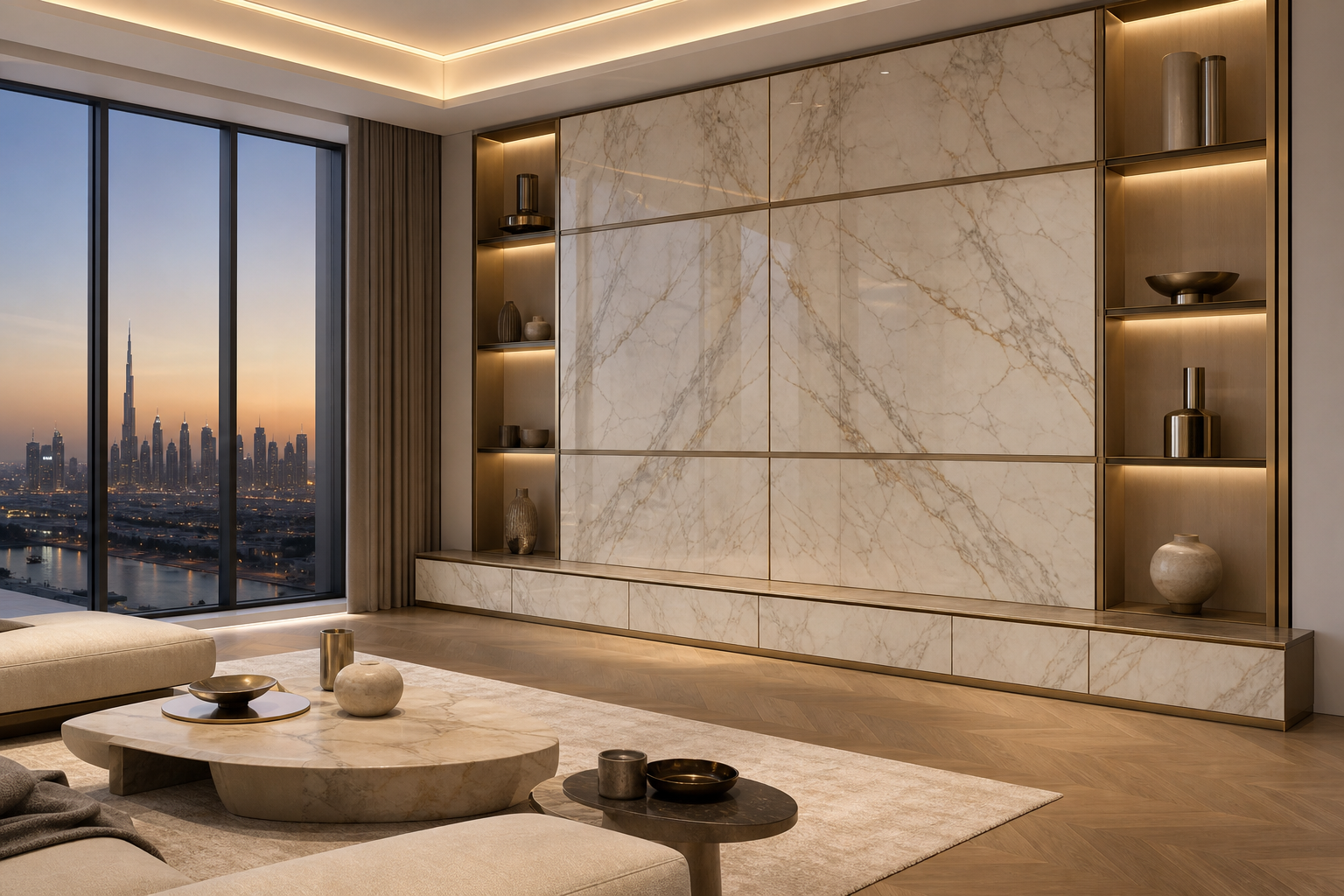 Fadior Veneto Living Room Suite with Bronze Frame Lounge Grid — lifestyle setting with natural light and residential styling