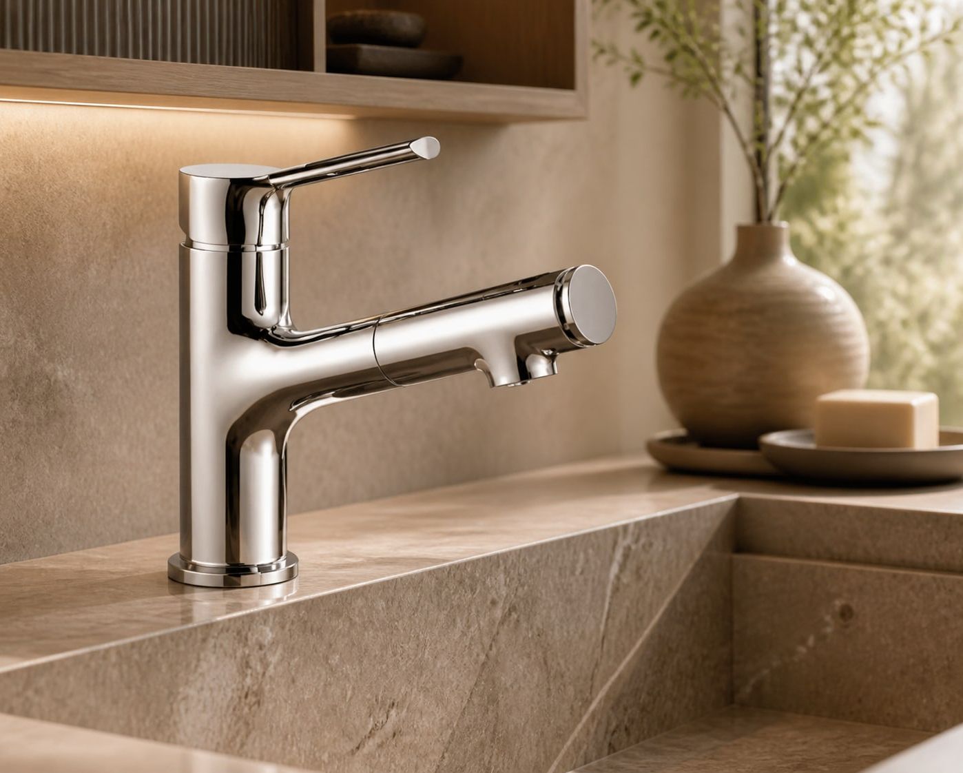 Basin styled in a FADIOR HOME interior setting