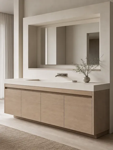 Suite de Baño y Tocador Voyage Bath con Consola de Lavado Foundry Pull