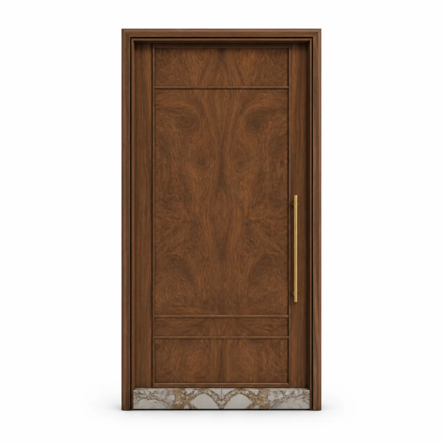 Suite de Puerta Interior Silhouette con Portal Galería Borde Nogal vista principal