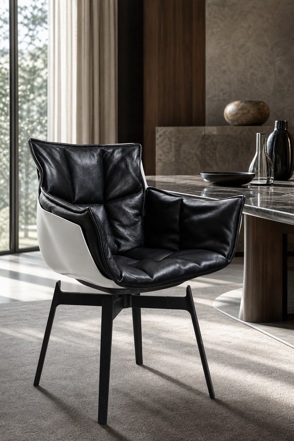 Dining Chair (DC-013) styled in a FADIOR HOME interior setting