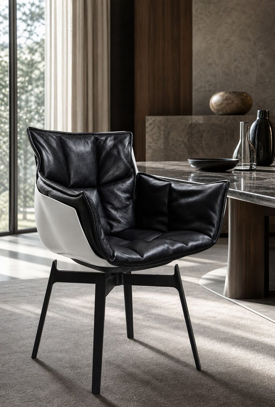 Dining Chair (DC-013) styled in a FADIOR HOME interior setting