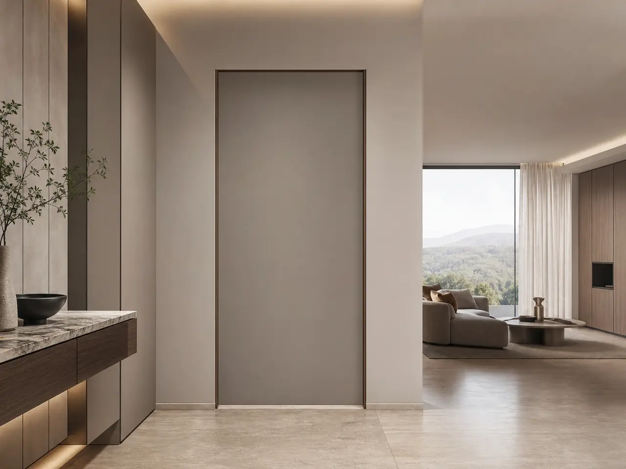 Suite de Puerta Interior Silhouette con Velo de Paso Spectral Oxide