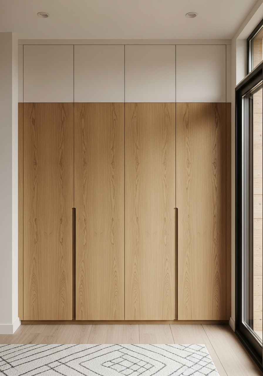 Fadior Radiance Wardrobe Suite — 304 stainless steel wardrobe system, front view