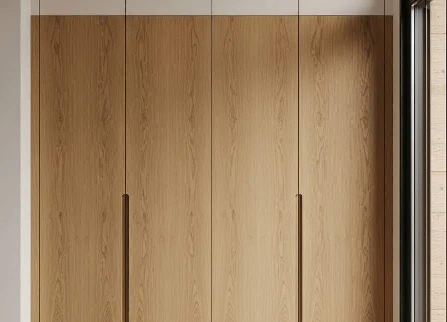 Fadior Radiance Wardrobe Suite — 304 stainless steel wardrobe system, front view
