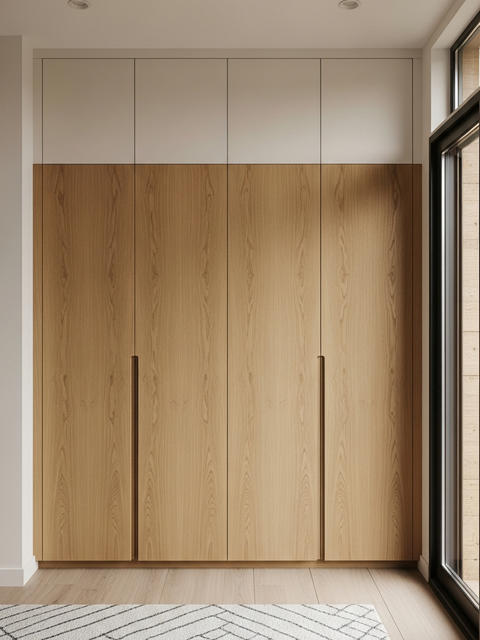 Fadior Radiance Wardrobe Suite — 304 stainless steel wardrobe system, front view