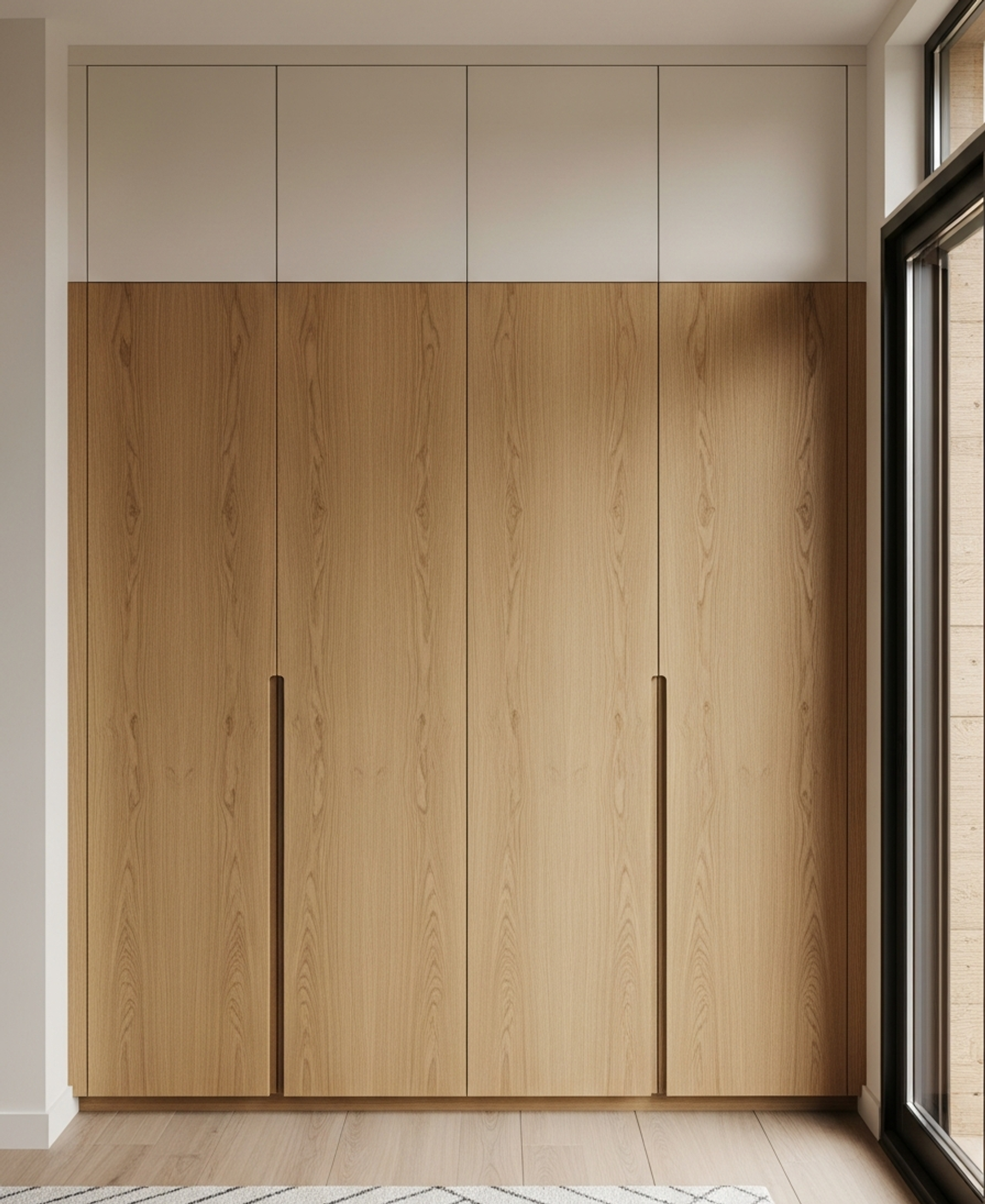 Fadior Radiance Wardrobe Suite — 304 stainless steel wardrobe system, front view