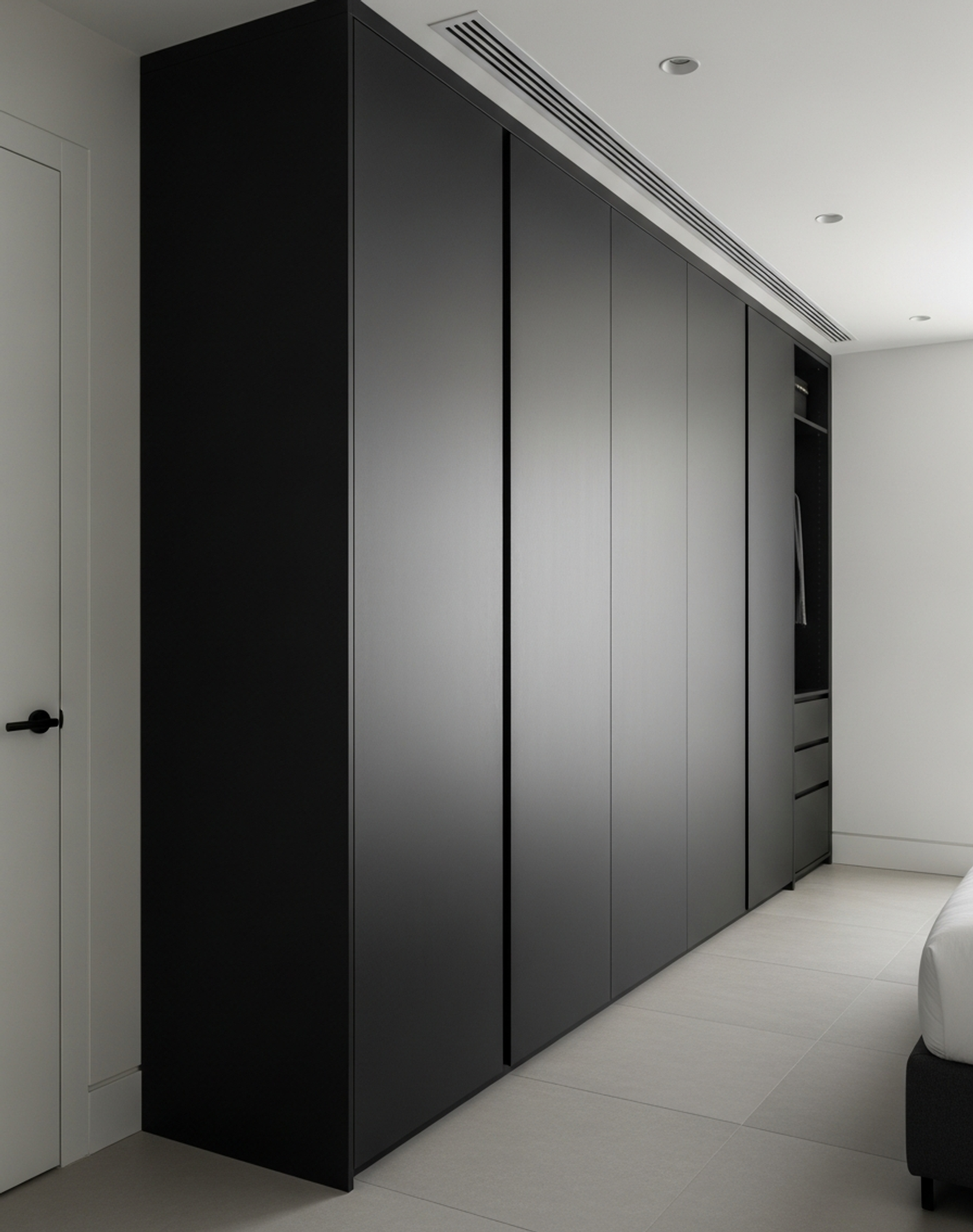 Fadior Brera Wardrobe Suite — interior room context showing cabinet integration
