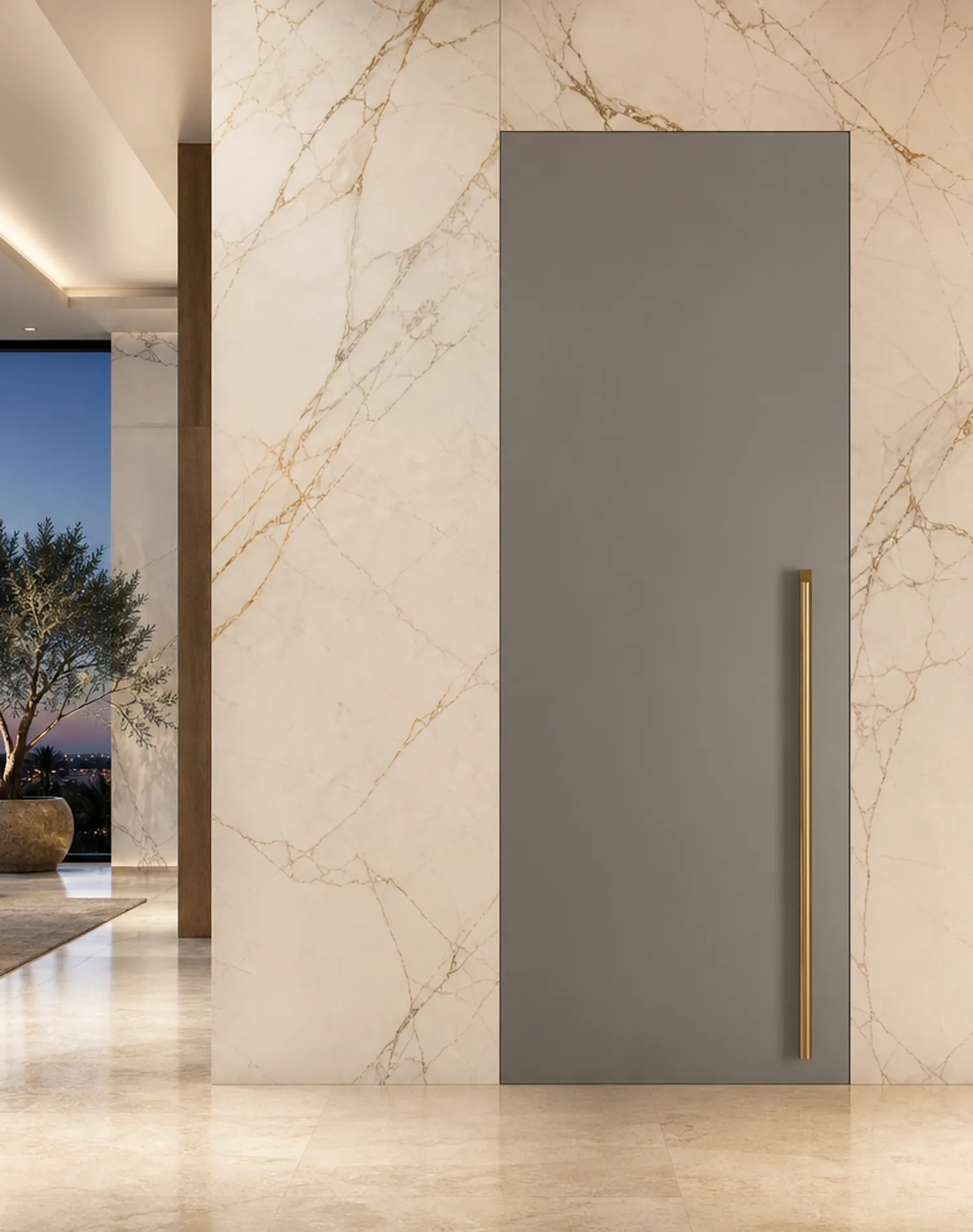Suite de Puerta Interior Silhouette con Jamba Oculta de Revelado Pizarra estudio de adaptación