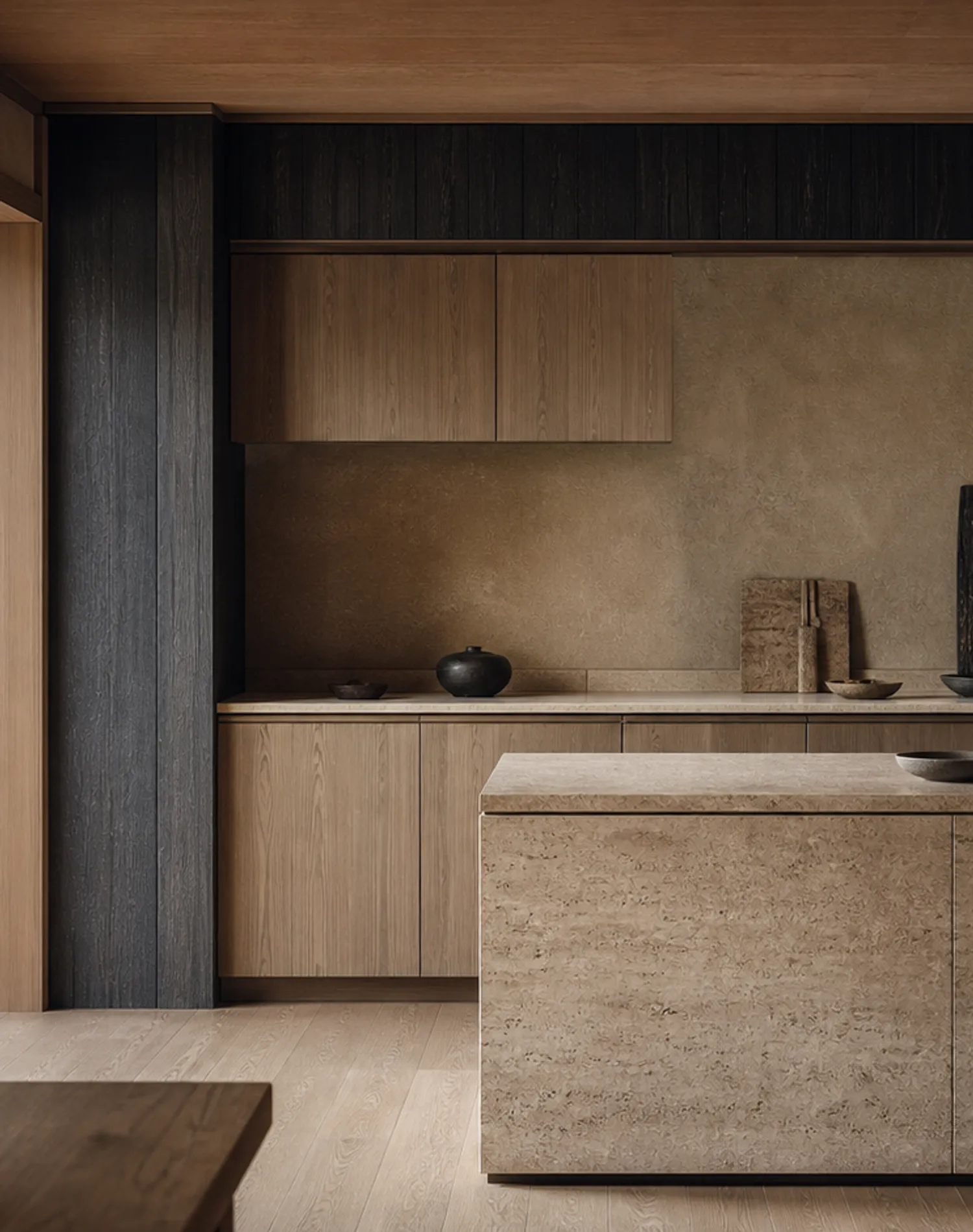 Suite de Cocina Forge con Galería de Preparación de Veta de Piedra estudio de adaptación