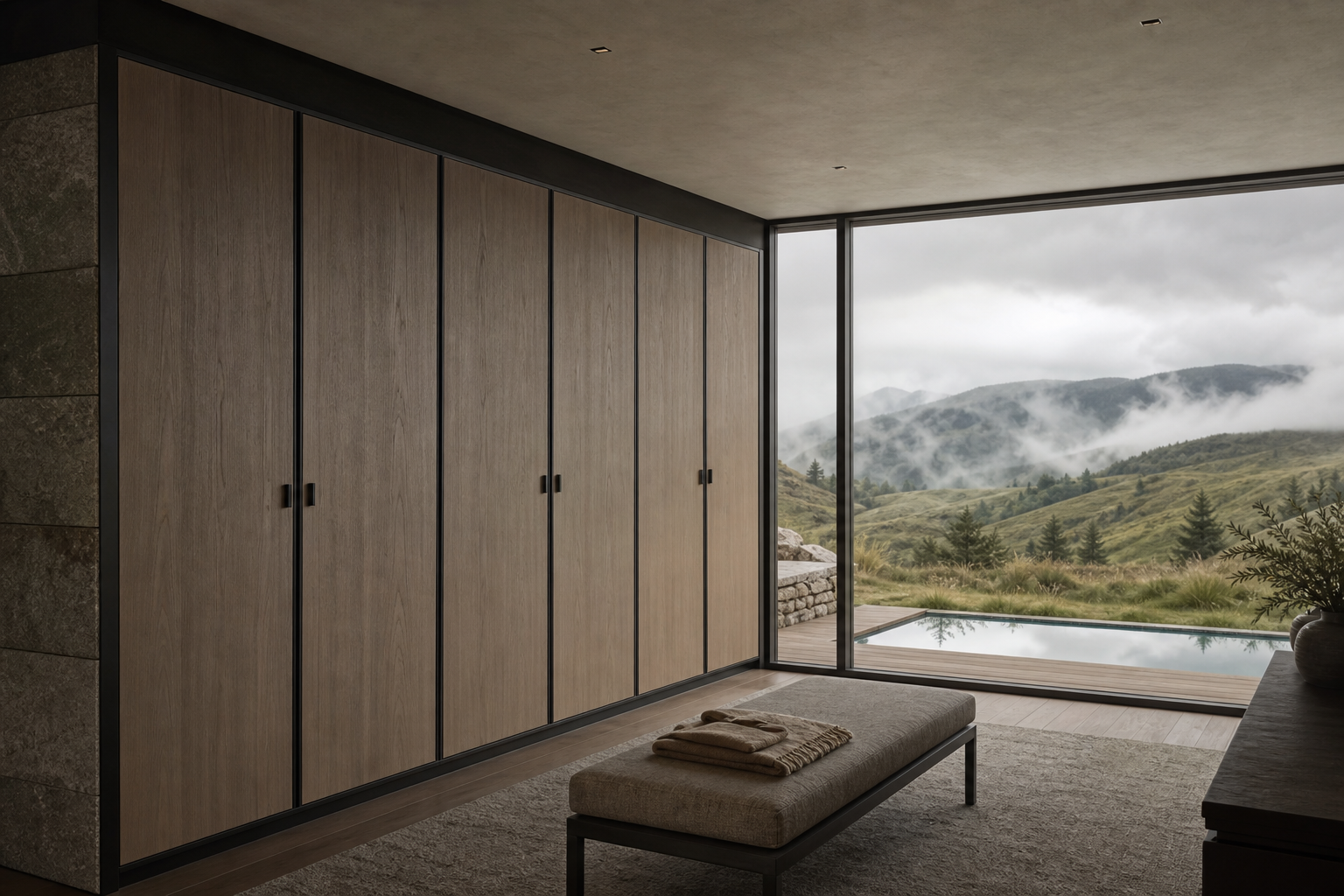 Fadior Radiance Wardrobe Suite with Certified Oak Provenance Bay — lifestyle setting with natural light and residential
