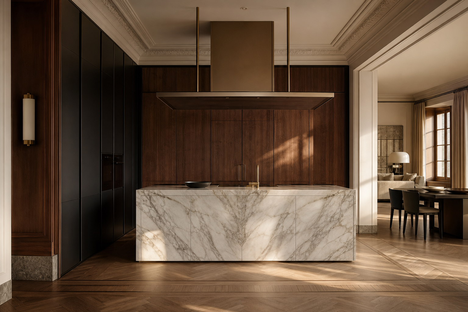 Fadior Terrena Kitchen Suite with Canopy Prep Pavilion — lifestyle setting with natural light and residential styling