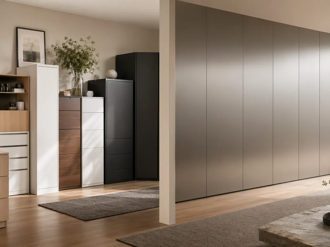 Sistemas de acero para toda la vivienda: de la cocina al vestidor — editorial de Fadior sobre mobiliario en acero inoxidable 304