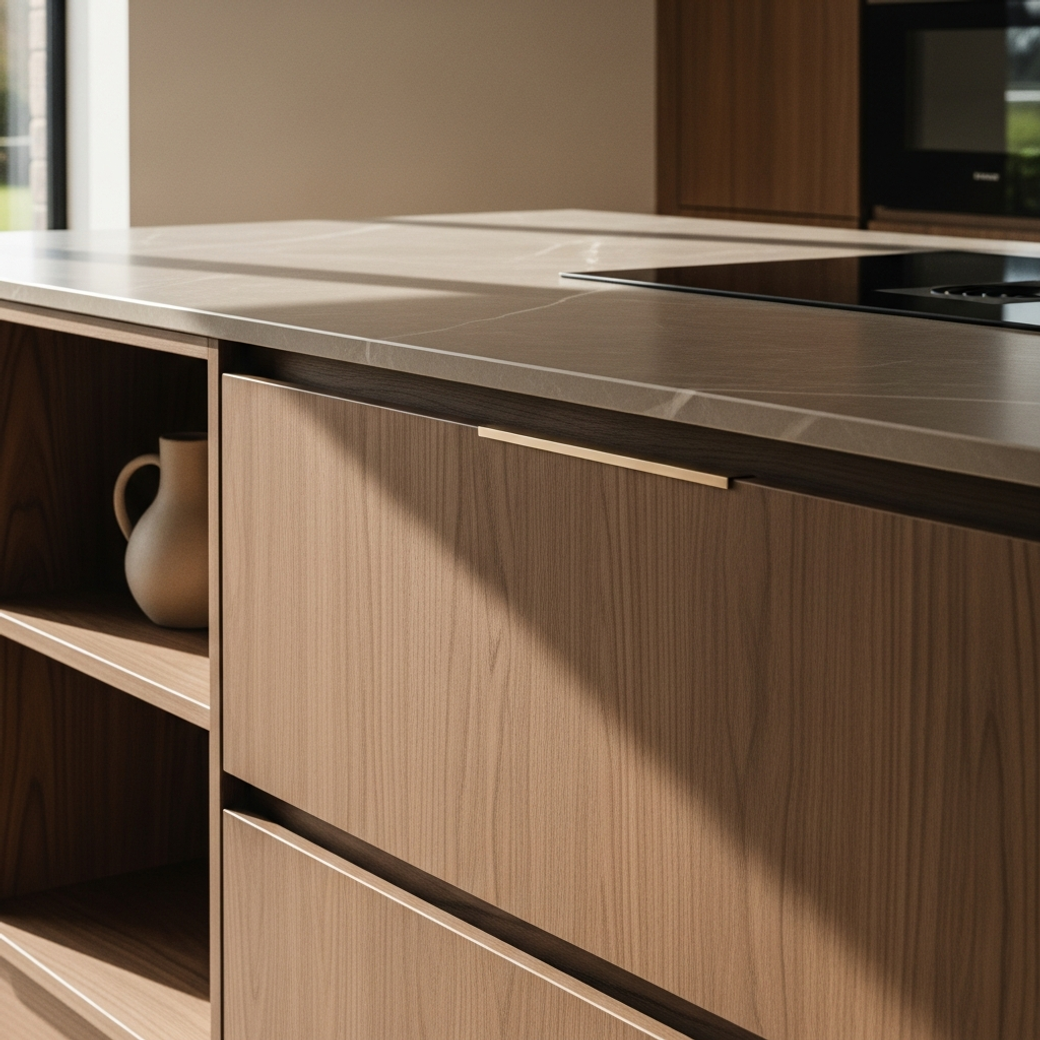 Minimalist Apartment Stainless Steel Kitchen: The Quiet Luxury of Seamless Steel gallery image 1