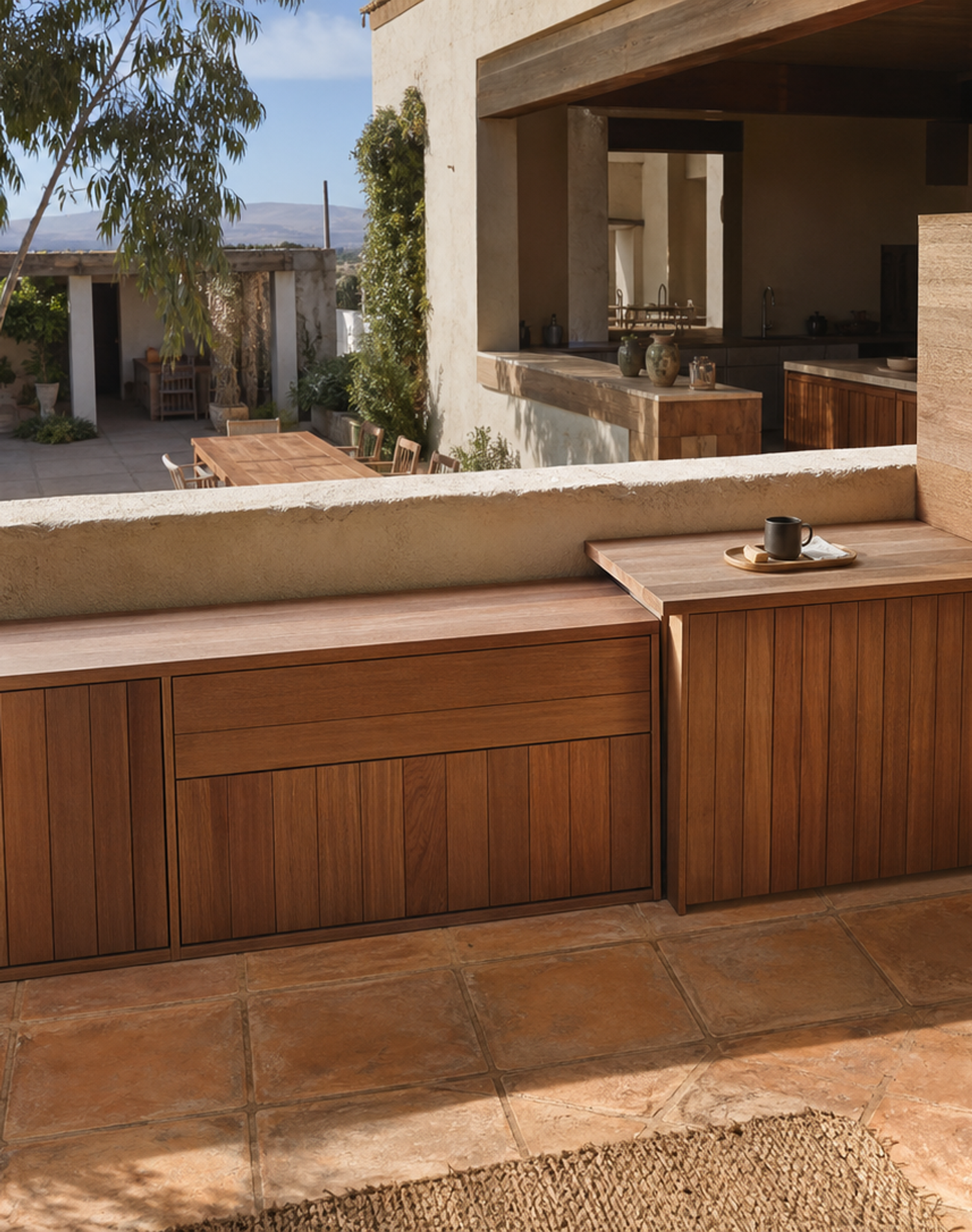Fadior Dusk Balcony Suite with Mistline Coffee Perch — interior room context showing cabinet integration