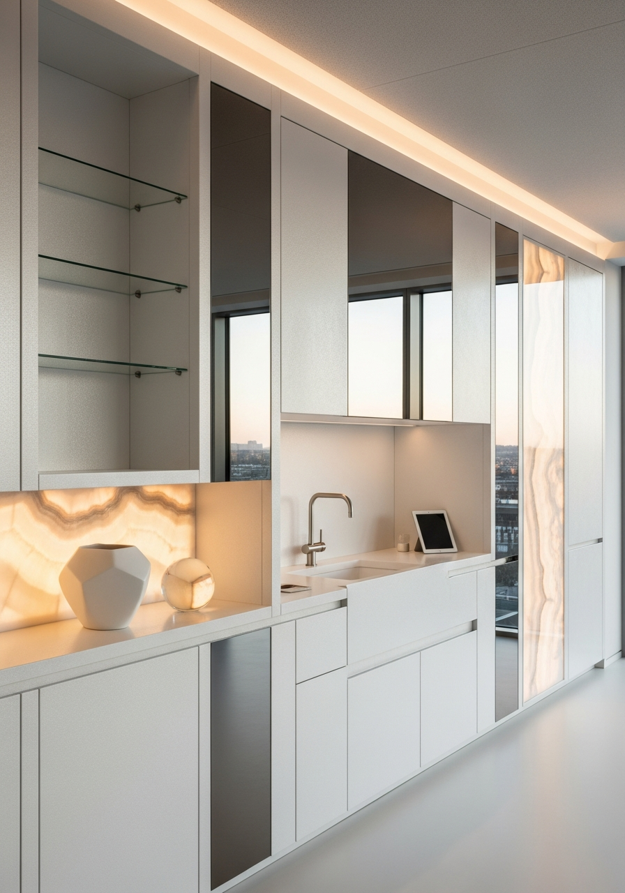 Miroir Wall Panel midscene view