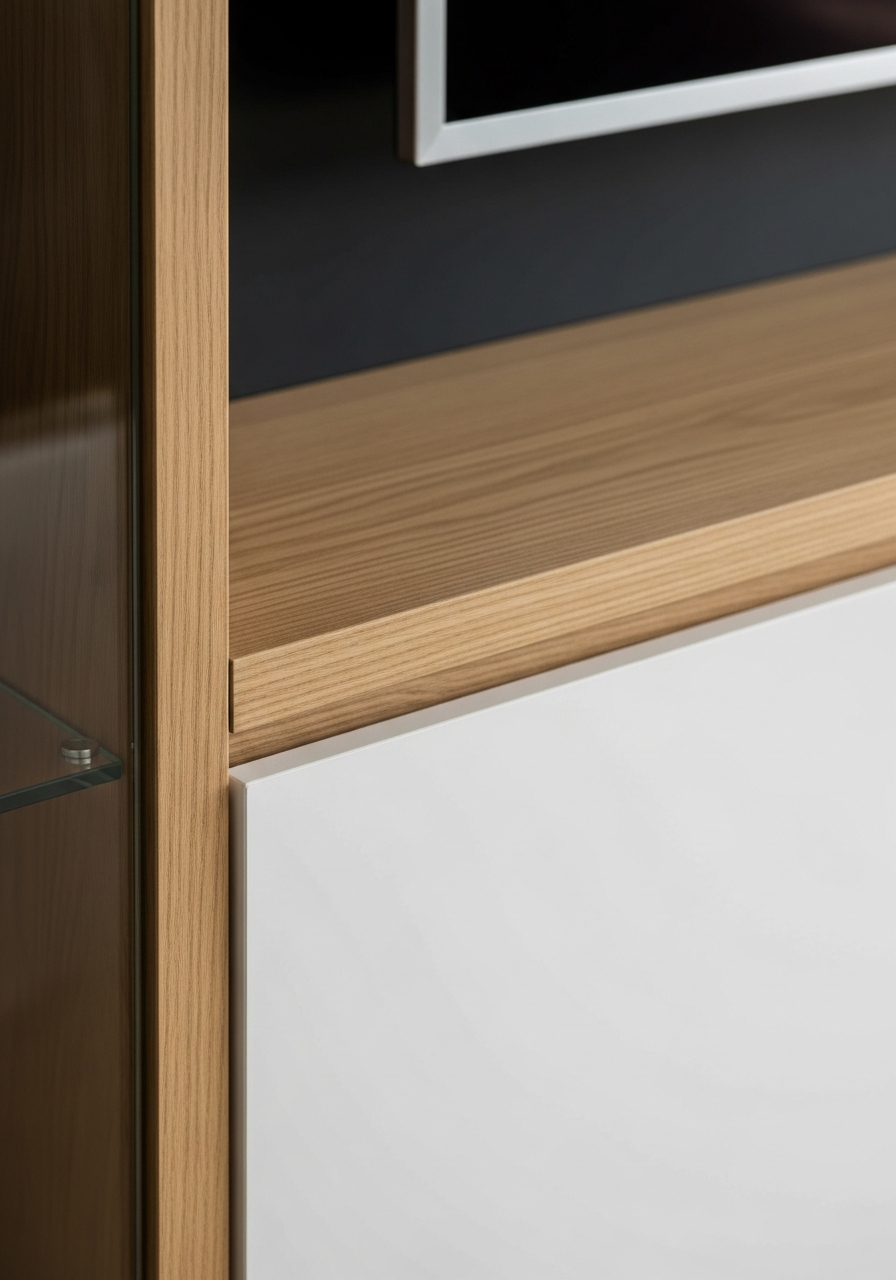 Fadior Silvan Living Room Suite — close-up of stainless steel finish and hardware detail