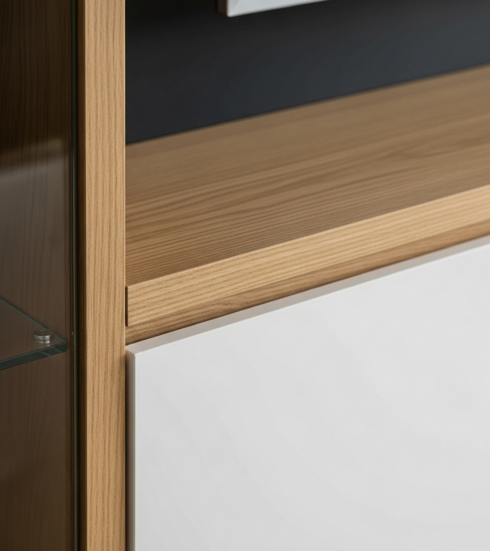 Fadior Silvan Living Room Suite — close-up of stainless steel finish and hardware detail