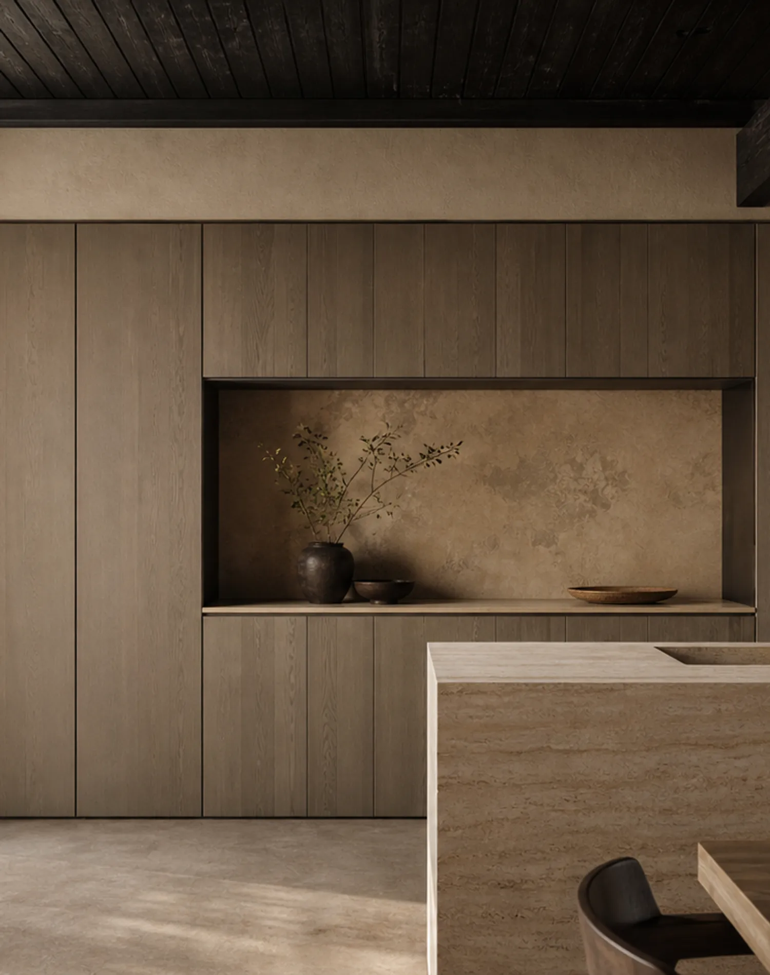 Suite de Cocina Solace con Despensa de Servicio estudio de adaptación