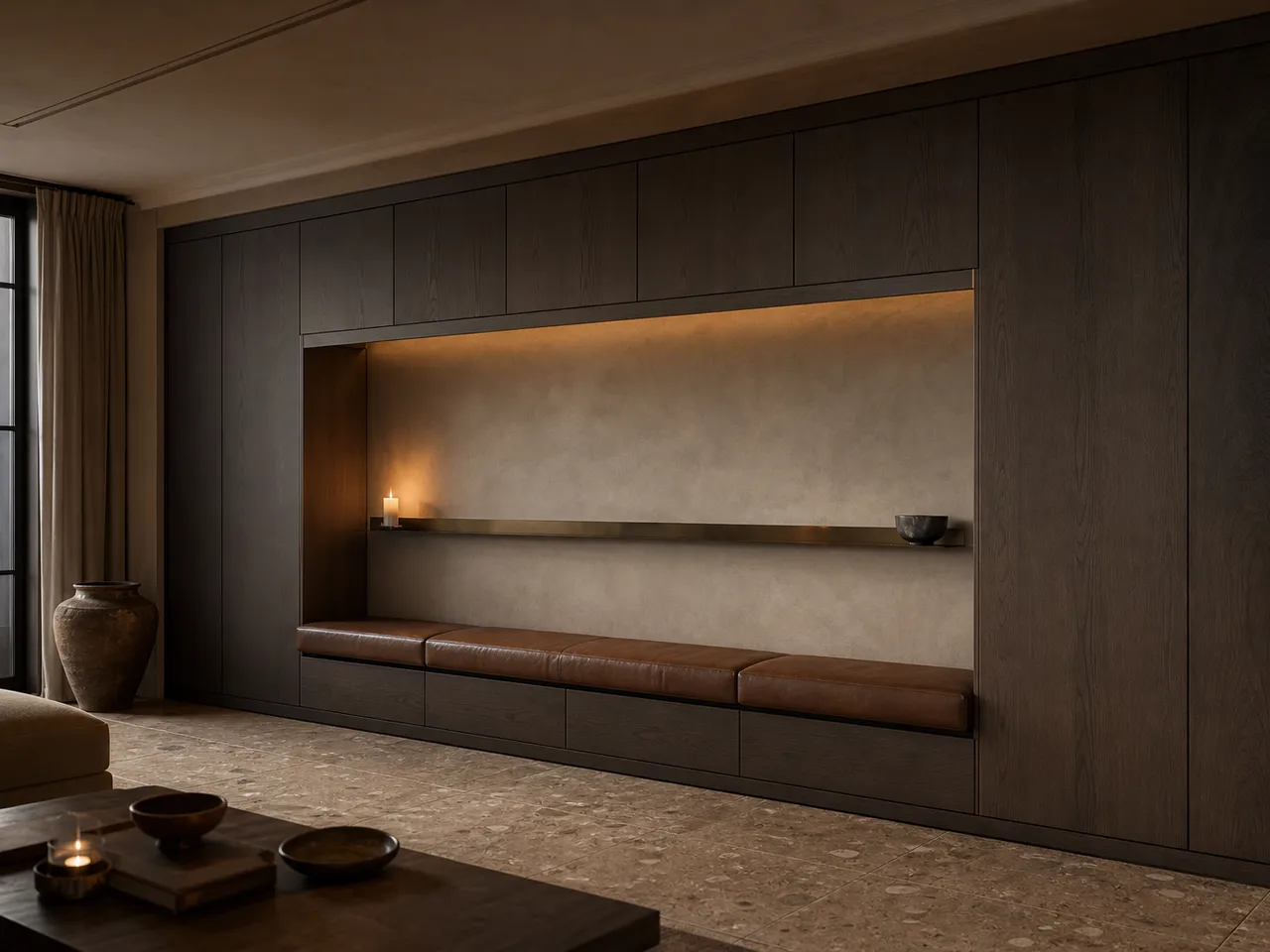 Salón Fadior con mobiliario en acero inoxidable 304