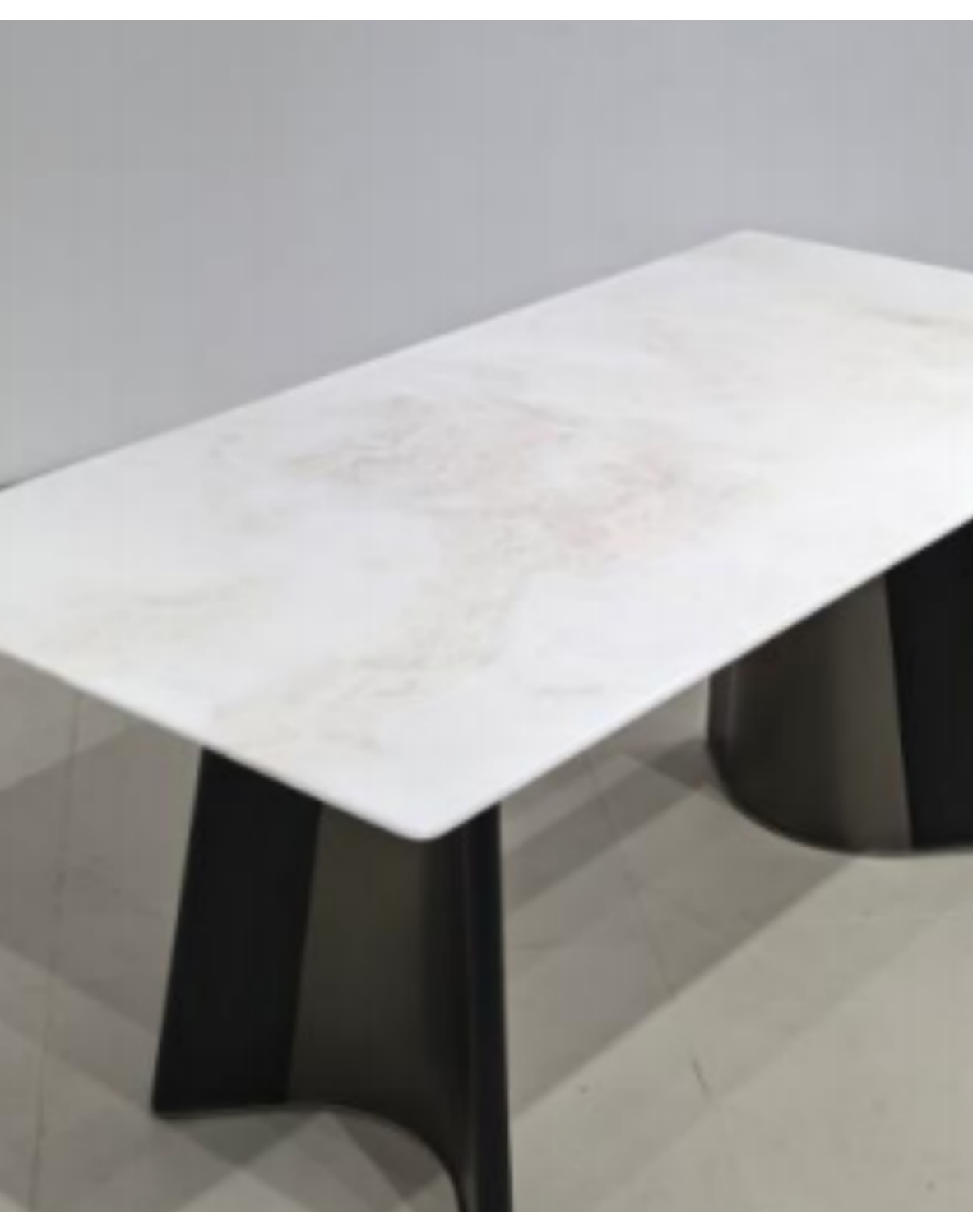 Stone-Top Marble Dining Table 160x80 product photo for FADIOR HOME shop