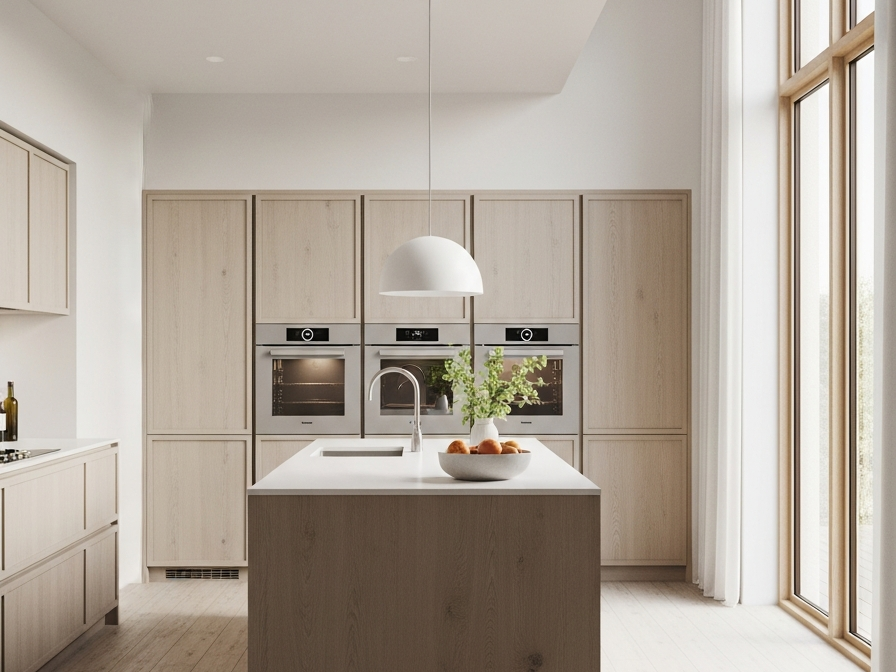 Fadior Abyss Kitchen Suite — 304 stainless steel kitchen system, front view
