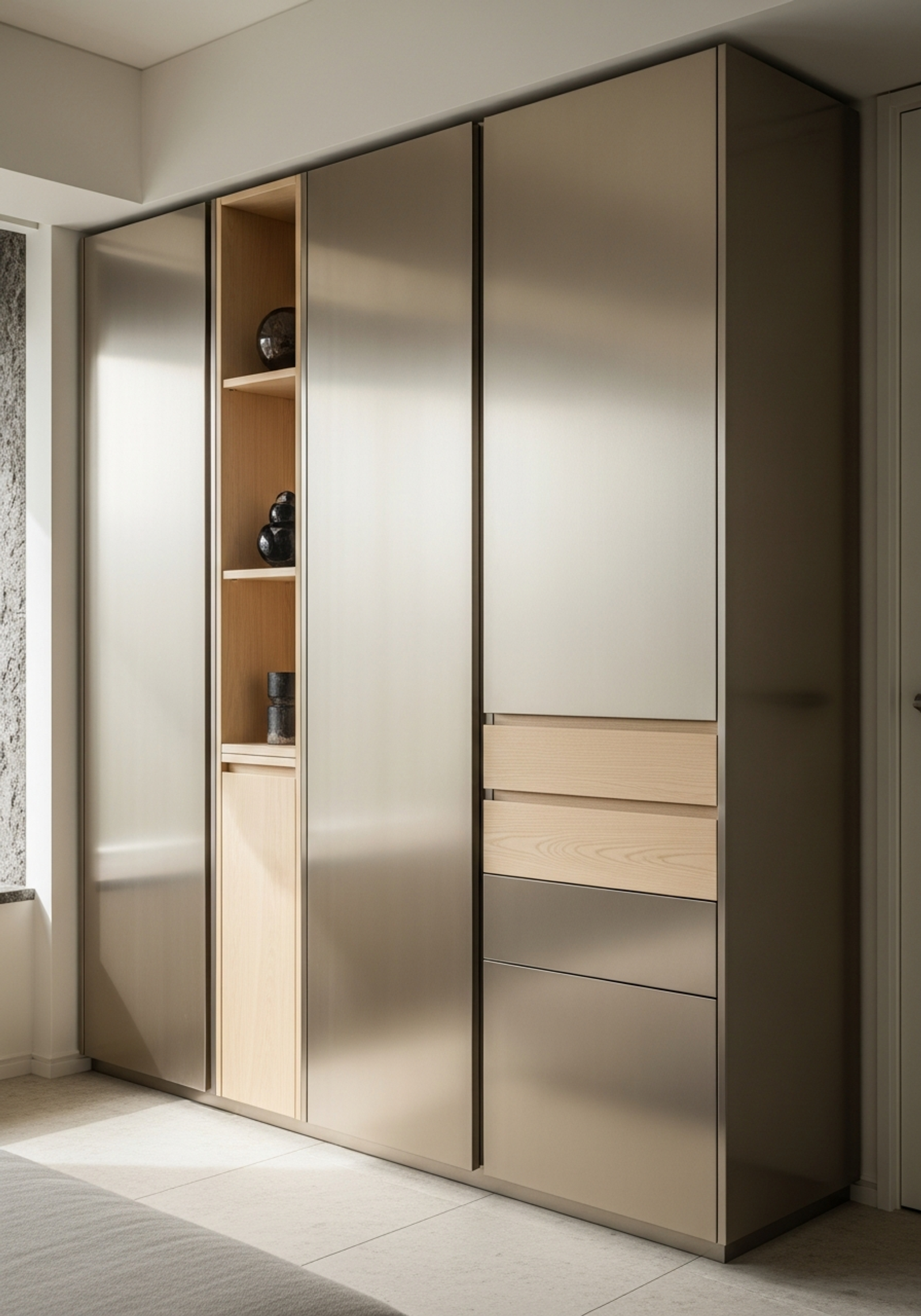 Fadior Tokyo Minato Apartment — clever storage solution detail