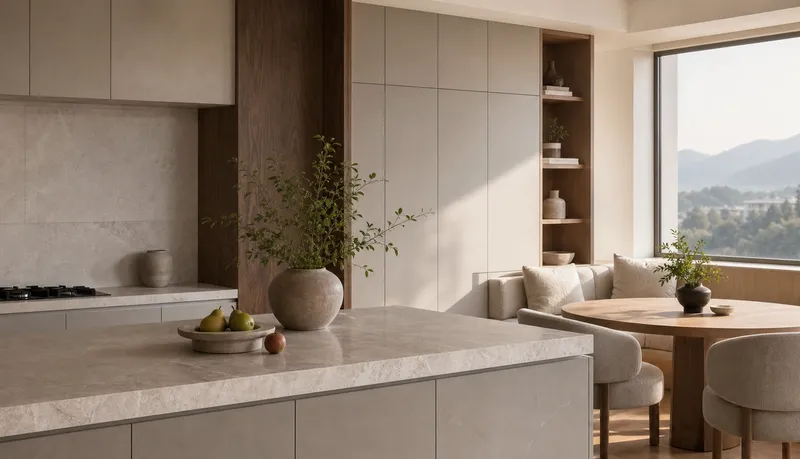 Renovación de cocina de lujo — editorial de Fadior sobre mobiliario en acero inoxidable 304