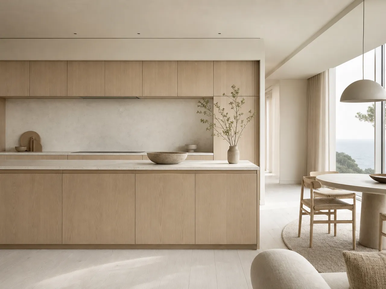 Diseño de cocina SANAA y el espacio vacío — editorial de Fadior sobre mobiliario en acero inoxidable 304