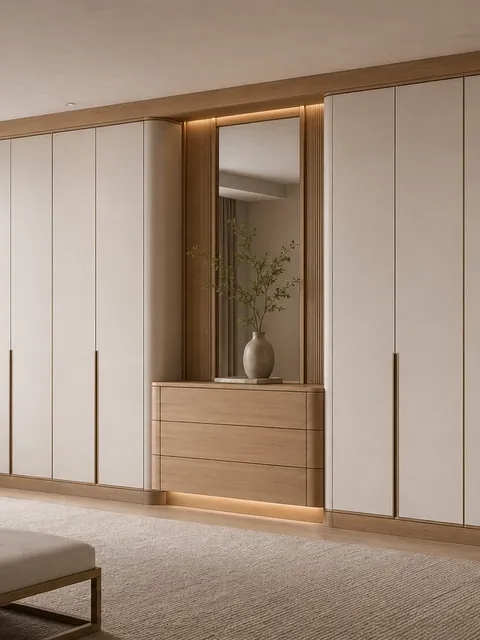 Suite de Armario Canopy con Pared de Vestidor Galería de Lino